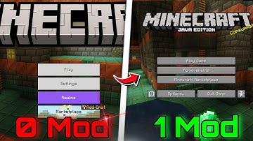 NEW & BEST Java UI Mod For MCPE 1.21!! | Minecraft java ui mod