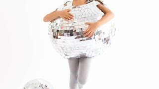 Halloween Human Disco Ball for Kids Costume. DIY Homemade!