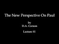 D.A. Carson - The New Perpsective On Paul