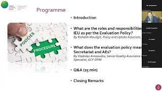 IEU Learning Talk: The Evaluation Policy of the GCF