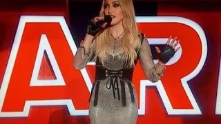 Madonna backstage at the iHeart Radio Music Awards