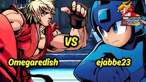 MvC2: Omegaredish (Ken/Anakaris/Spider-Man) vs  ejabbe23 (Megaman Teams) [PC/Steam/Ranked]