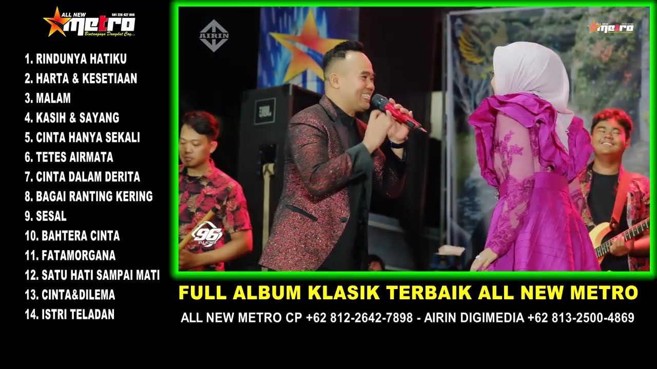 FULL ALBUM ALL NEW METRO LIVE MRANGGEN // 96 AUDIO // AIRIN DIGIMEDIA