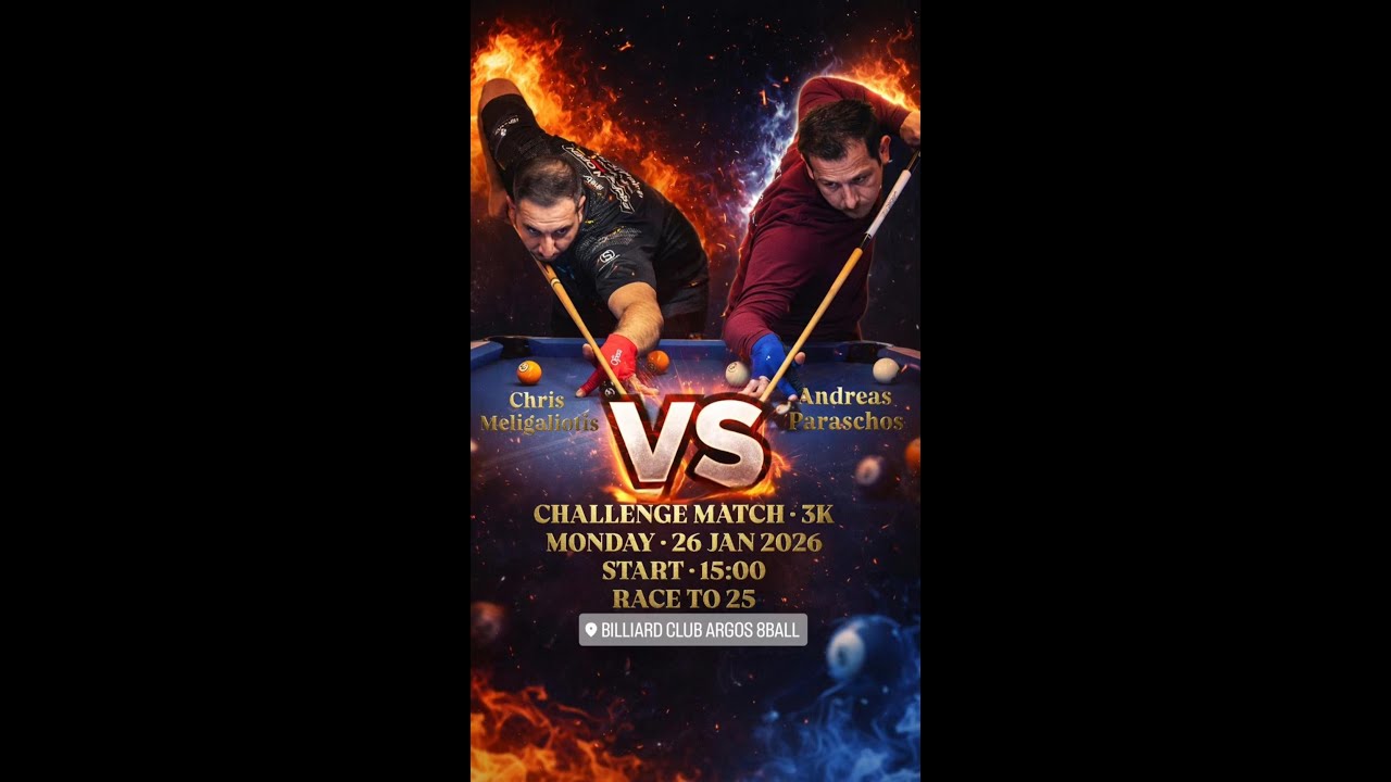 Image of video the Challenge match 3k Paraschos VS Meligaliotis 8