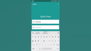 Quick Track configuration video
