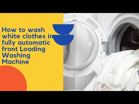 How to Wash White Clothing in LG washing machine