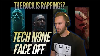 Tech N9ne - Face Off (feat. Joey Cool, King Iso & Dwayne Johnson) | Official Music Video [REACTION!]