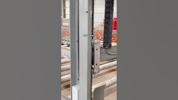 reinforcing mesh welding machine with mesh turner #machine #shorts