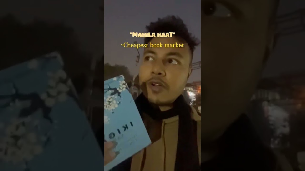 Mahila Haat, Delhi. Cheapest book market. Assamese vlog reel