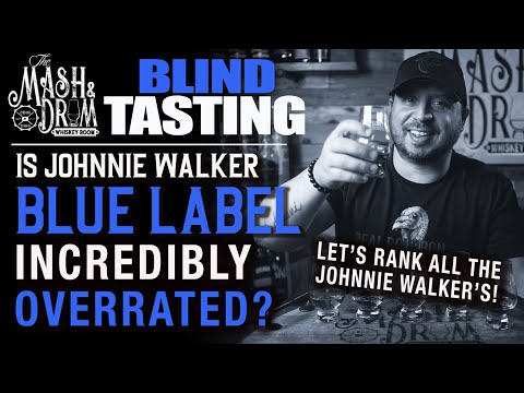 Is Johnnie Walker Blue Label really the best? Full lineup blind tasting!