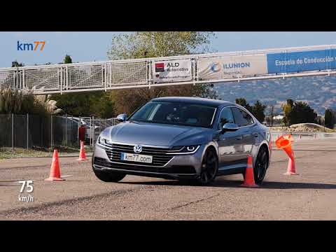 Volkswagen Arteon 2017 - Maniobra de esquiva (moose test) y eslalon | km77.com