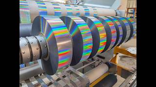 High precision fast speed Stamping Foil Slitter Rewinder