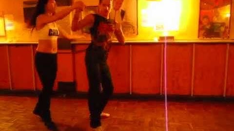 Brandon Zk & Angy Conc,  Demo in La Rueda 26th Feb 2015, Zouk in Bangkok