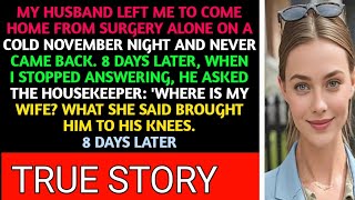 My Husband Left Me To Come Home From Surgery Alone. 8 Days Later He Begged Me To Answer.