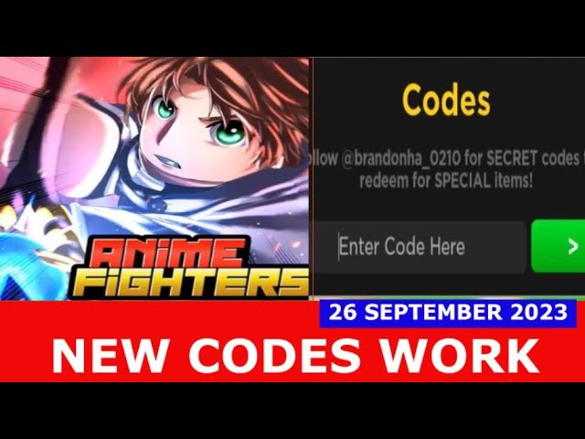 Anime Fighting Simulator X Codes - AFS X Roblox December 2023 