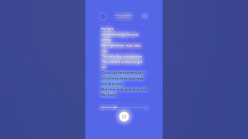 Thumbnail of just a cloud away | #lyrics #notmysound #spedup #fyppp