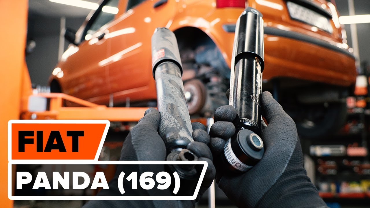 How To Change Rear Shock Absorber On Fiat Panda 169 Tutorial Autodoc Youtube