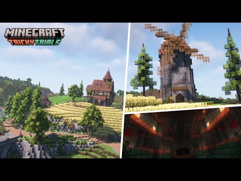 I Built a Massive Farm in my Minecraft Survival World - YouTube