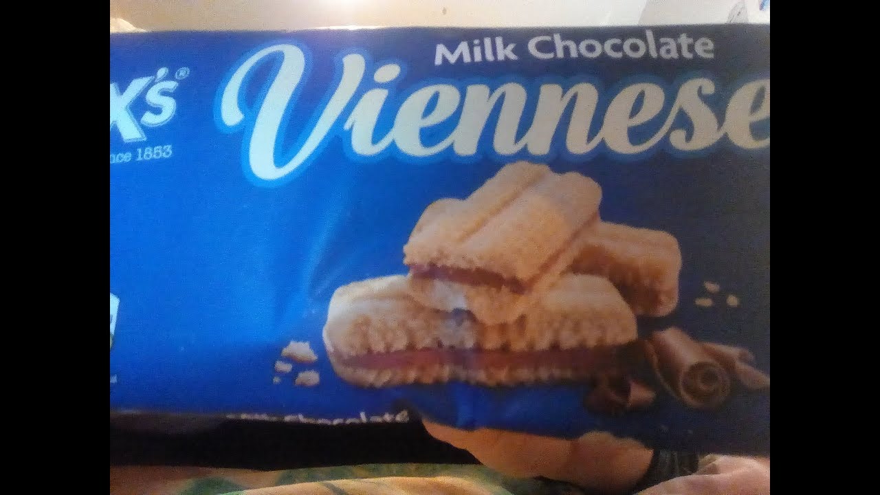 Fox's Vieneese Milk Chocolate Sandwich Biscuits Review YouTube