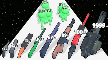 Merge Gun War - Level Up Gun Max Level Gameplay