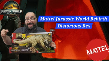 NEW MATTEL JURASSIC WORLD REBIRTH DISTORTUS REX UNBOXING & REVIEW (GIVEAWAY TALK)