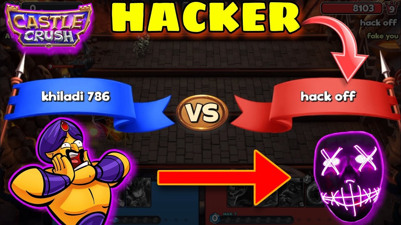 Castle Crush Hacker in the Tournament 😱 Castle Crush Gameplay
