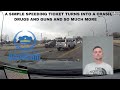 From Bad to Worse: Speeding Violation Snowballs into a car crash Involving Firearms and Narcotics