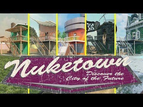 Call of Duty Black Ops 1 vs 2 vs 3 vs  4 vs Blackout - Nuketown Map Evolution