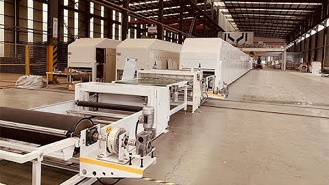 Full automatic flexible tile machine production line