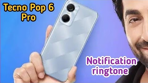 How To Set Notification Ringtone In Tecno Pop 6 Pro, Notification Ringtone Kaise Change