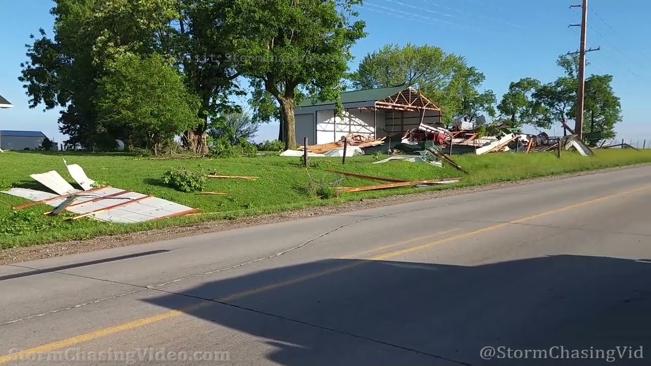 Creston, Iowa severe storm damage - 6/8/2022