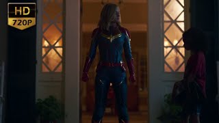CAPTAIN MARVEL -  SUIT COLOUR CHANGE SCENE| MOVIE CUT SCENES!