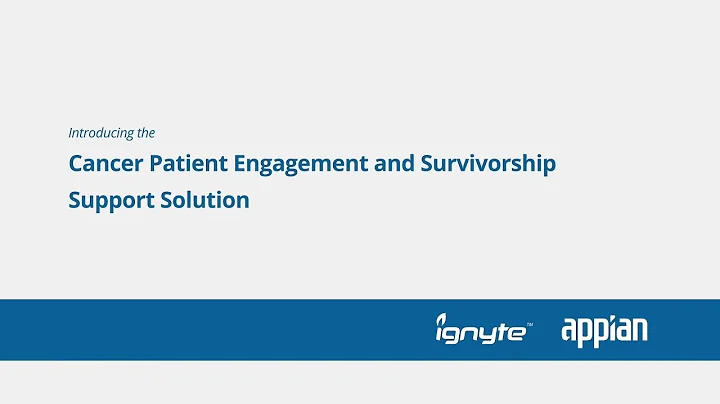 Ignyte Cancer Patient Engagement Solution Appian