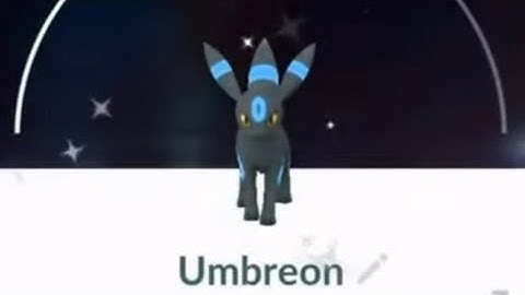 Evolving Shiny Eevee [133] To Shiny Umbreon [197]