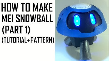 How to make Mei Snowball Overwatch. Tutorial and pattern. (PART 1)