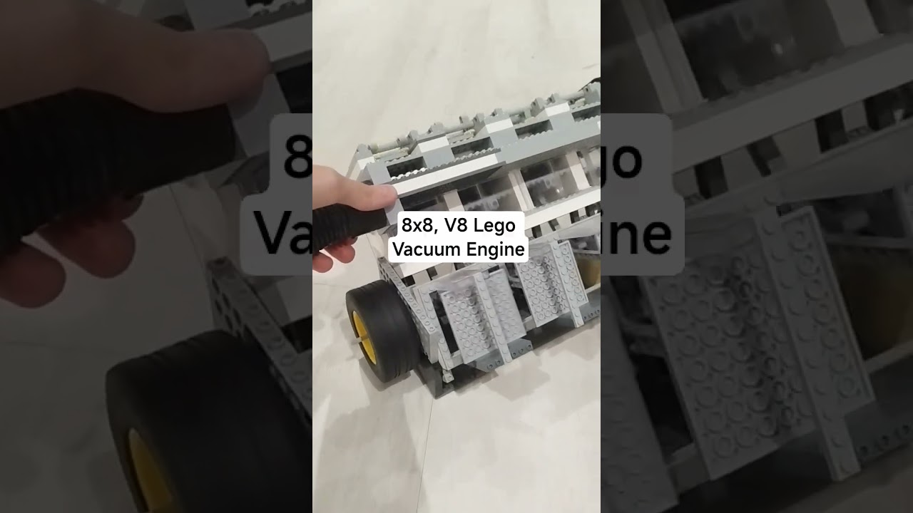 8x8 V8 Lego Vacuum Engine - Worlds Largest??