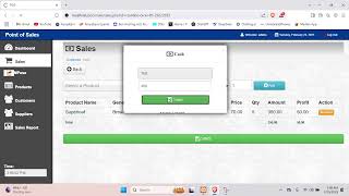 POS - POINT OF SALE USING PHP