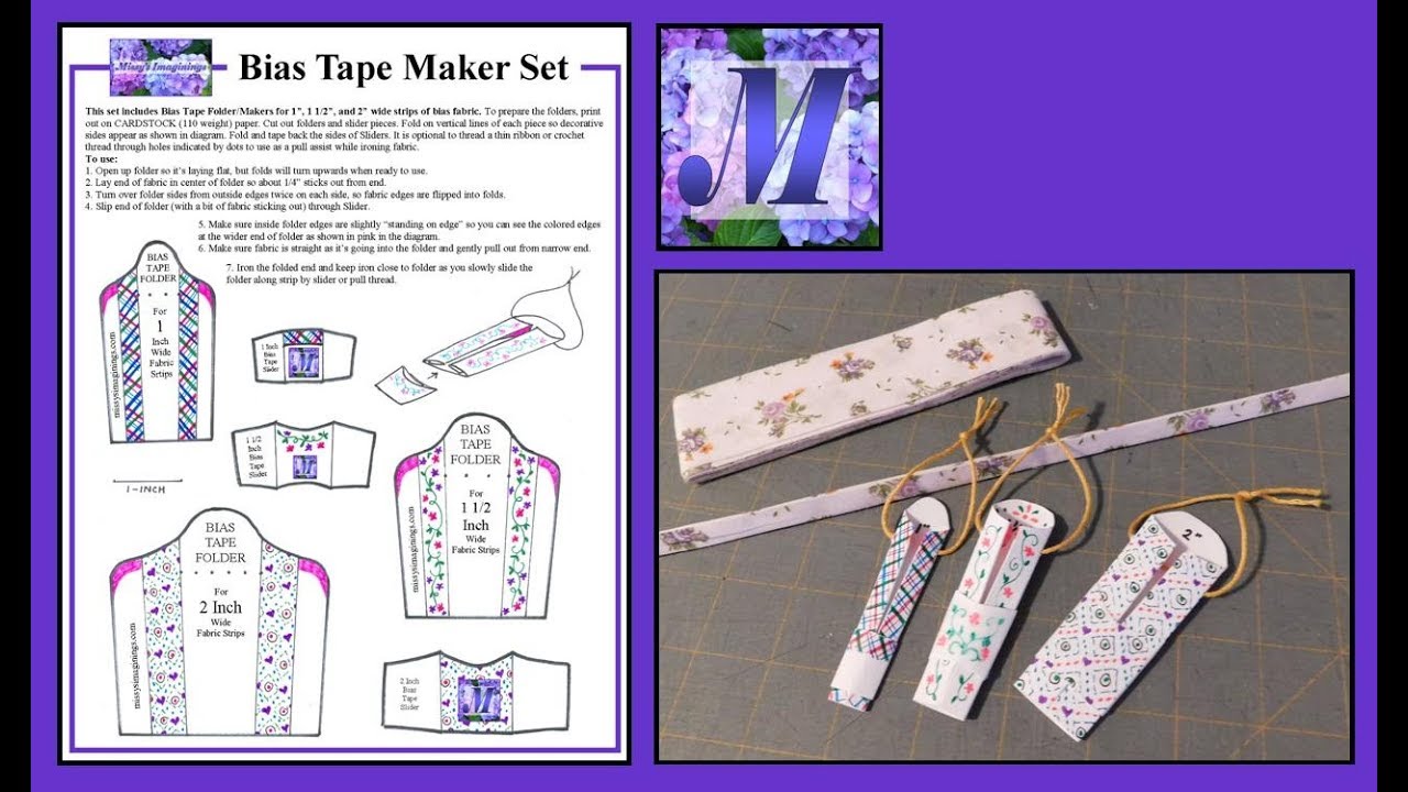Your Own Bias Tape Maker DIY 