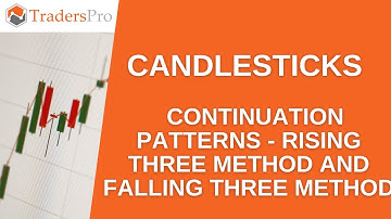 Candlesticks - Continuation Patterns - Rising Three Method and Falling Three Method