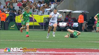 HSBC World Rugby Sevens: USA defeats Ireland 20-12 for women's bronze medal | NBC Sports