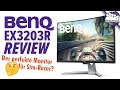 Der perfekte Monitor für Rennspiele? - BenQ EX3203R Review - WQHD 1440p 144 Hz Curved Gaming Monitor