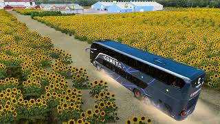 ETS2 1.50      FROM UKRAINE TO RUSSIA, BUS TRANSPORTING PASSENGERS screenshot 3