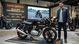First Look!! 2026 New Royal Enfield Continental GT 750 With Bullet Fairing & Dual Disc Brakes