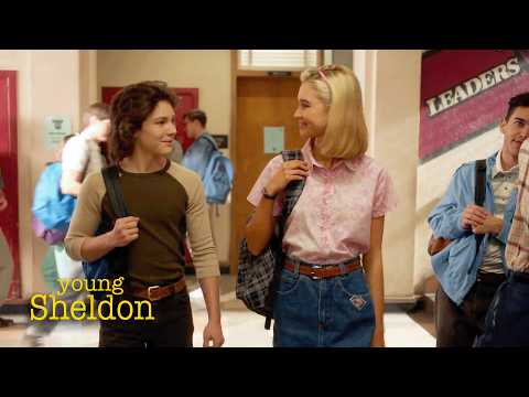 Georgie and Veronica's First Love | Young Sheldon Compilation