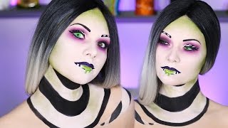 'Glam' Beetlejuice Makeup Tutorial | Halloween 2016