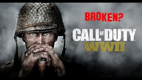 COD WWII SNIPER FLINCH WTF? BROKEN OR JUST ME!?