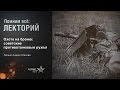 Лекция Андрея Уланова "Охота на броню"