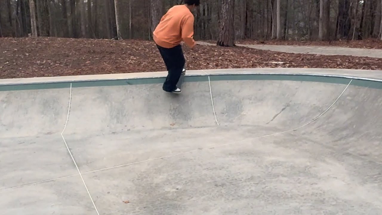 Can my youngest son learn rock to fakie in a day is he a chip off the old block …watch and see 