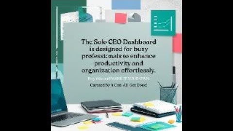 Creating a Solo CEO Dashboard in Notion (for 1-Person Companies)