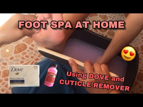 Foot Spa at Home Step by Step Tutorial by Leony Cocjin // Home Remedy